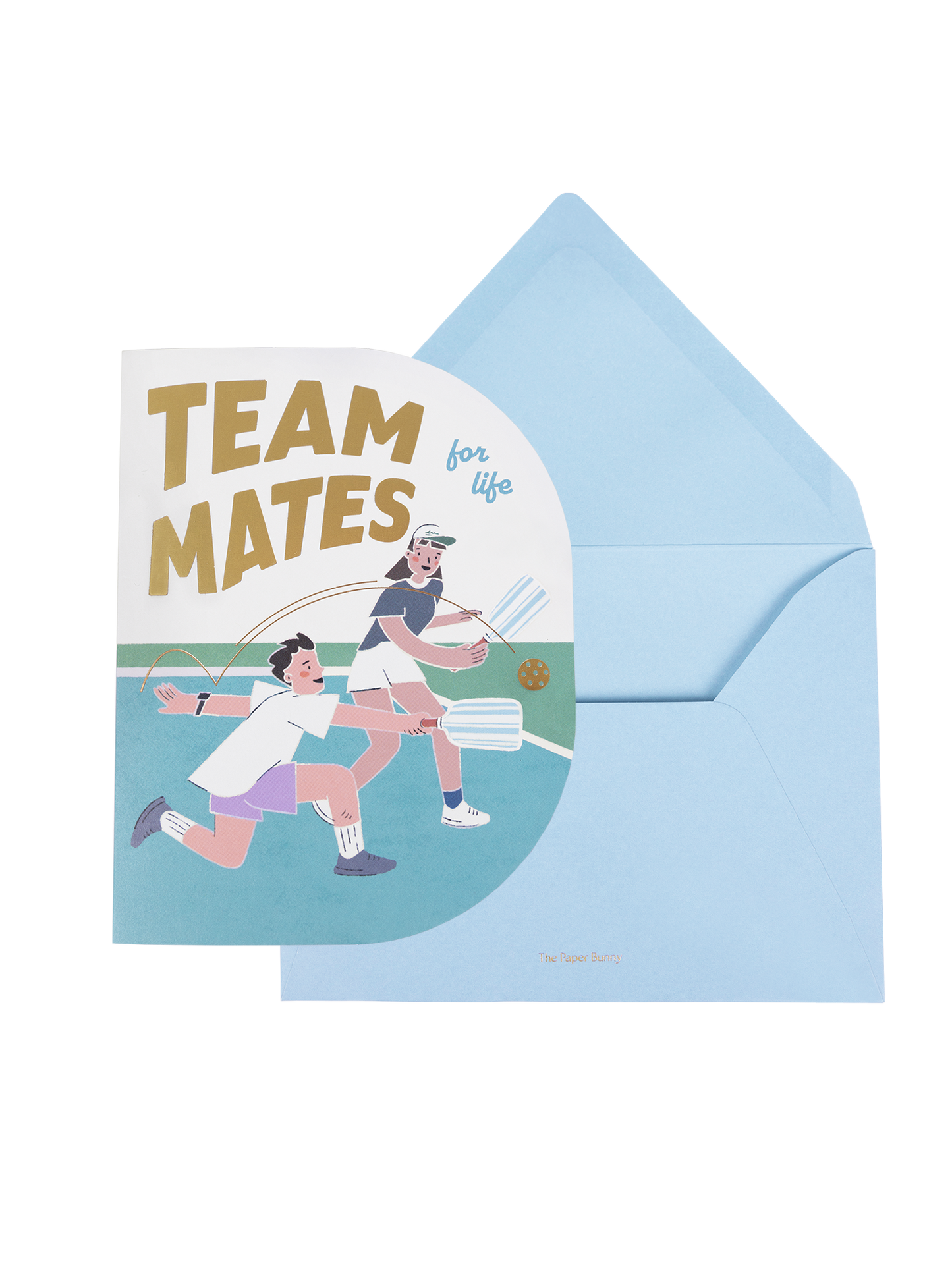 Teammates for Life Greeting Card