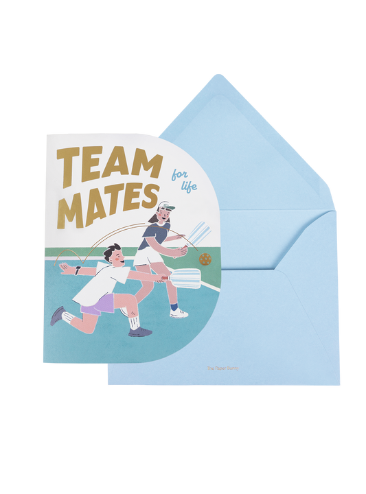 Teammates for Life Greeting Card
