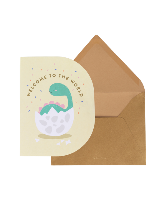 Welcome To The World Greeting Card (Long Neck)