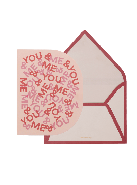 You And Me Greeting Card