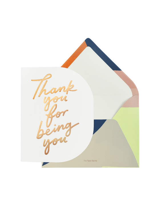 Thank You For You Card